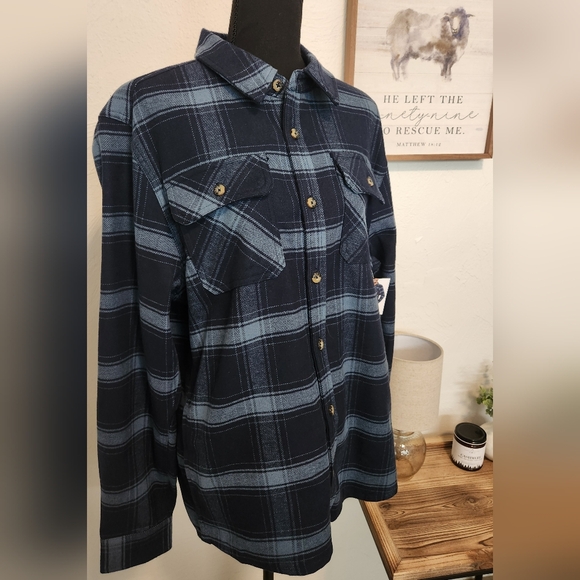 NWT COLORADO CLOTHING FLANNEL SHIRT WITH POCKETS - Picture 3 of 9